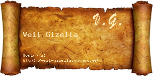Veil Gizella névjegykártya